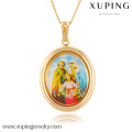 32480 Xuping new 18k gold plated color jewelry religious pendant for Christmas Gifts